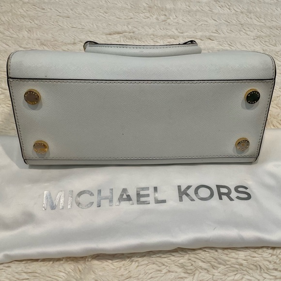 Michael Kors Selma Saffiano Leather Medium Satchel - Picture 6 of 6